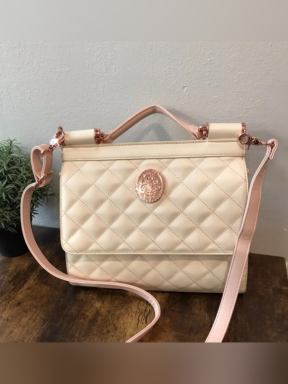 Loungefly Cream Princess Ariel Locket Handbag